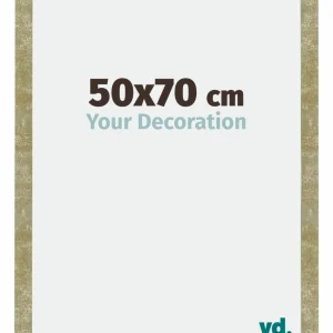Bilderrahmen 50x70 cm - Gold Antik - MDF - Mura