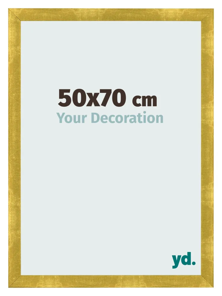 Bilderrahmen 50x70 cm - Gold Vintage - MDF - Pisa