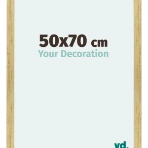 Bilderrahmen 50x70 cm - Goldglanz - MDF - Mura