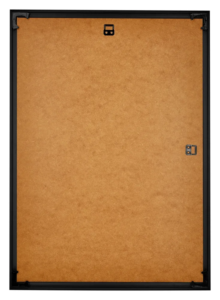 Bilderrahmen 50x70 cm - Schwarz Matt - Kunststoff - Bordeaux