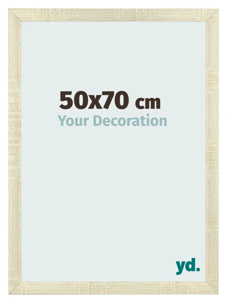 Bilderrahmen 50x70 cm - Sonoma Eiche - MDF - Pisa