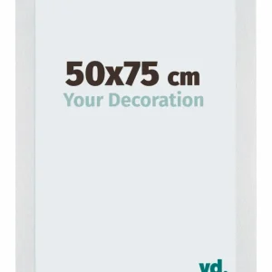 Bilderrahmen 50x75 cm - Aluminium - Gebürstet - MDF - Mura