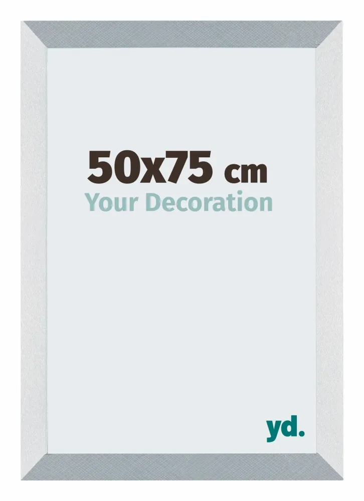 Bilderrahmen 50x75 cm - Aluminium - Gebürstet - MDF - Mura