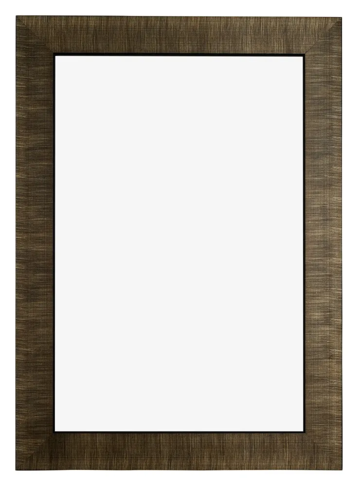 Bilderrahmen 50x75 cm - Champagner Gebürstet Holz Leeds