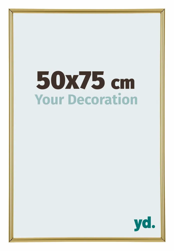 Bilderrahmen 50x75 cm - Gold - Kunststoff - Annecy