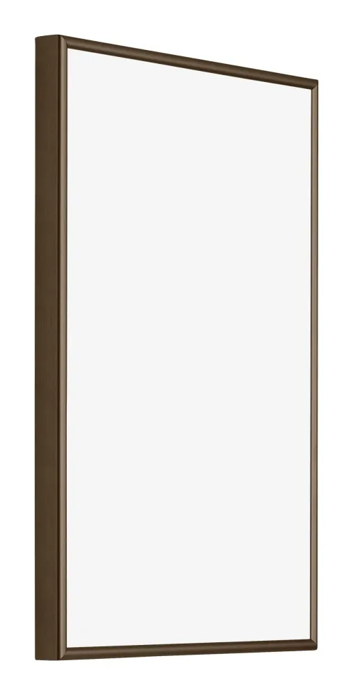 Bilderrahmen 50x75 cm - Nussbaum Struktur - Aluminium - New York