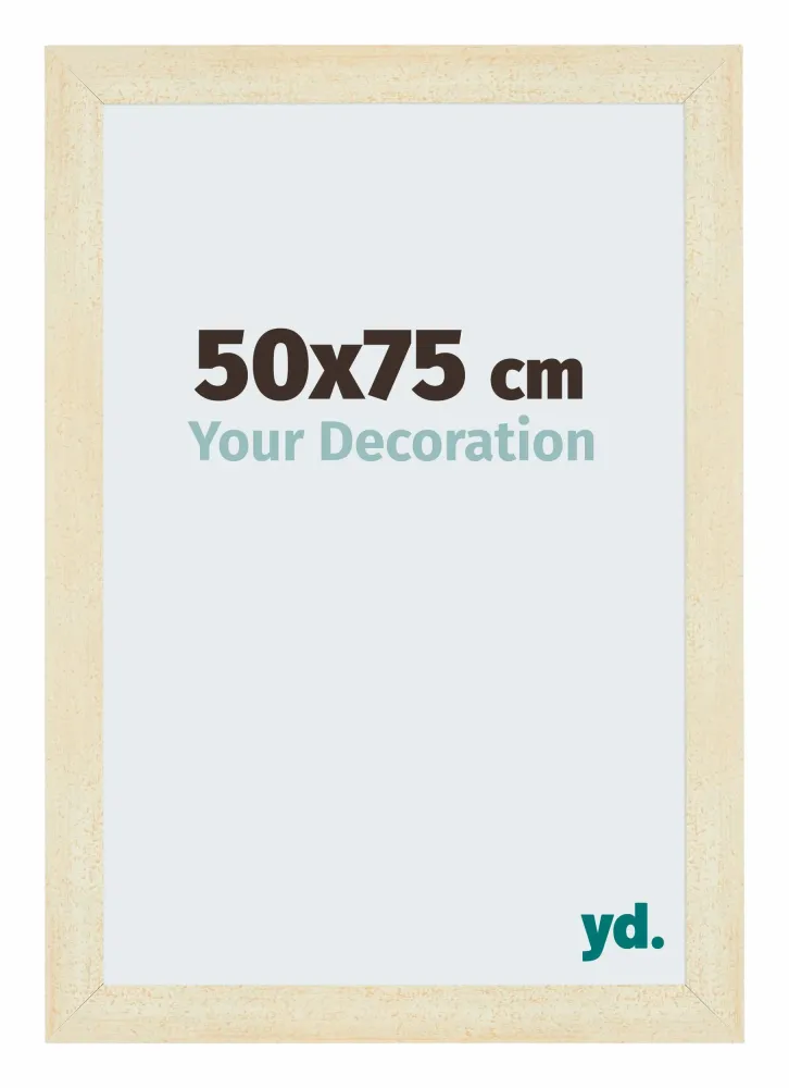 Bilderrahmen 50x75 cm - Sand Gewischt - MDF - Mura