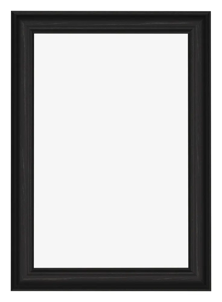 Bilderrahmen 50x75 cm - Schwarz Gemasert - MDF - Lazio