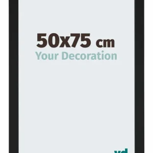 Bilderrahmen 50x75 cm - Schwarz Matt - MDF - Catania