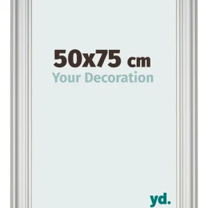Bilderrahmen 50x75 cm - Silber Matt - MDF - Lazio