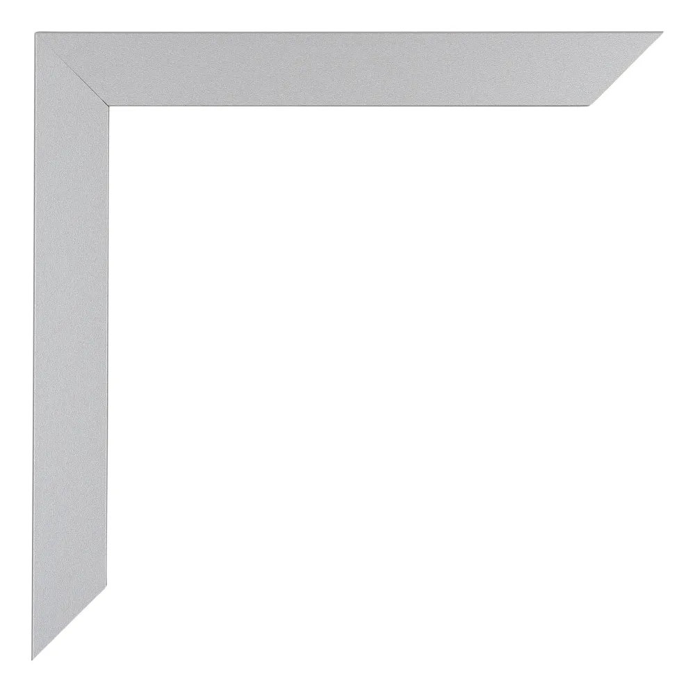 Bilderrahmen 50x75 cm - Silber Matt - MDF - Mura