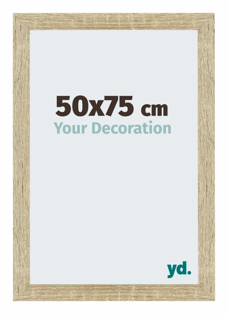 Bilderrahmen 50x75 cm - Sonoma Eiche - MDF - Mura