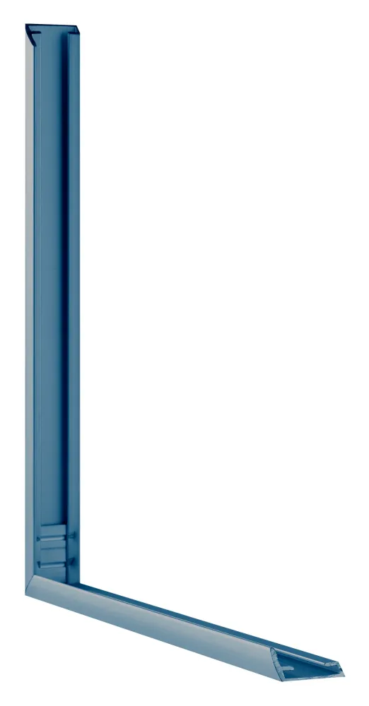 Bilderrahmen 50x75 cm - Stahl Blau - Aluminium - Kent