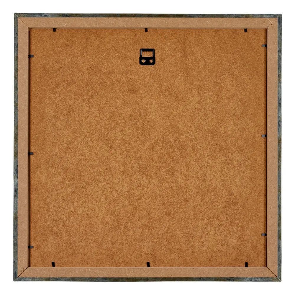 Bilderrahmen 55x55 cm - Blau Gold Meliert - MDF - Mura