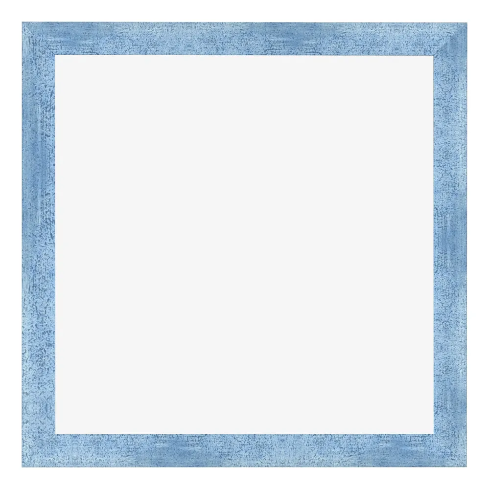 Bilderrahmen 55x55 cm - Hellblau Gewischt - MDF - Pisa