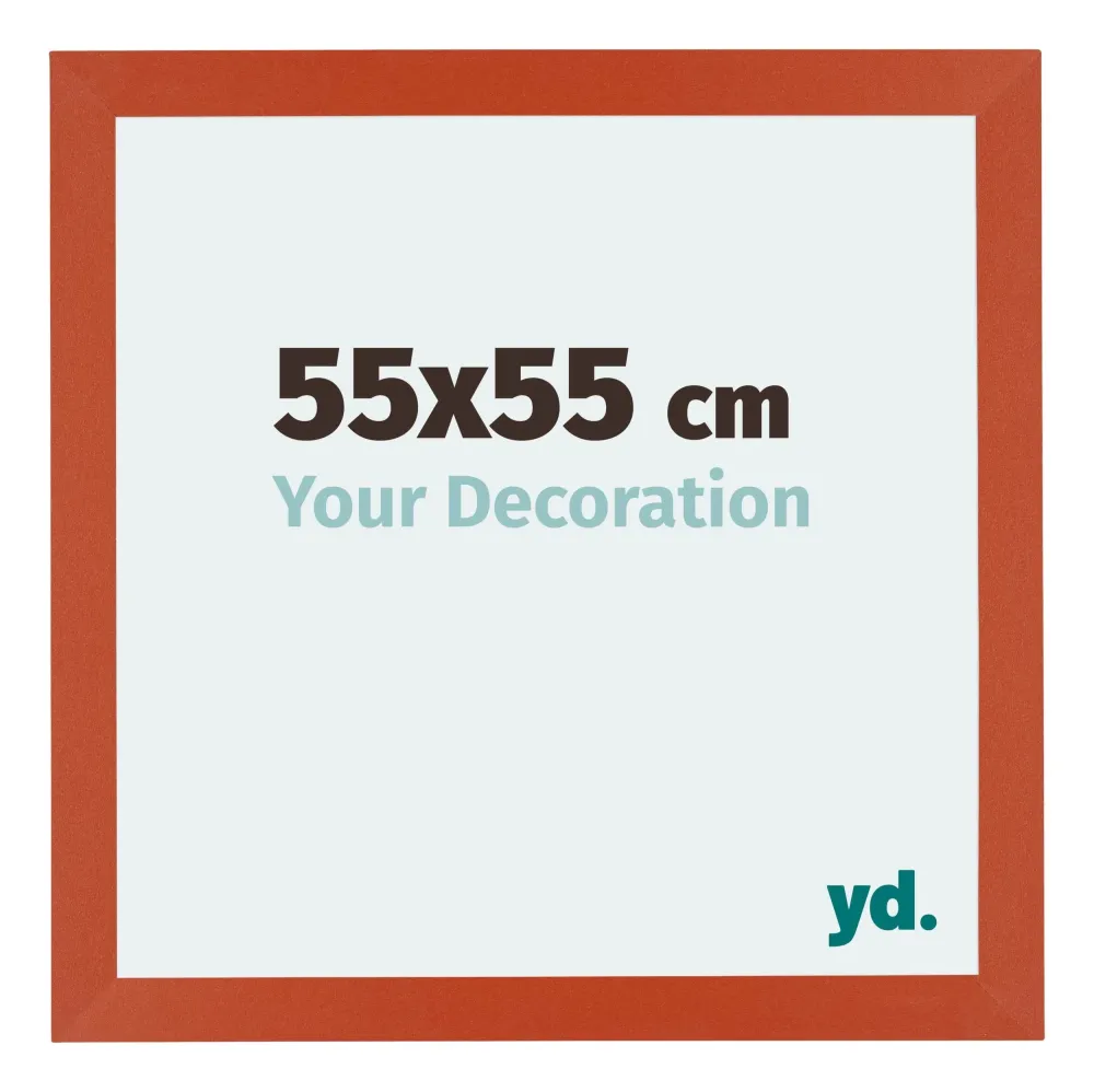Bilderrahmen 55x55 cm - Orange - MDF - Mura