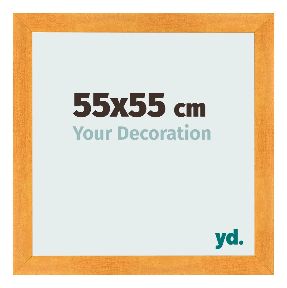 Bilderrahmen 55x55 cm - Orange - MDF - Pisa