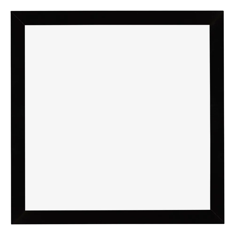 Bilderrahmen 55x55 cm - Schwarz Hochglanz - MDF - Mura