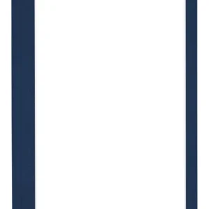 Bilderrahmen 55x65 cm - Dunkelblau Gewischt - MDF - Como