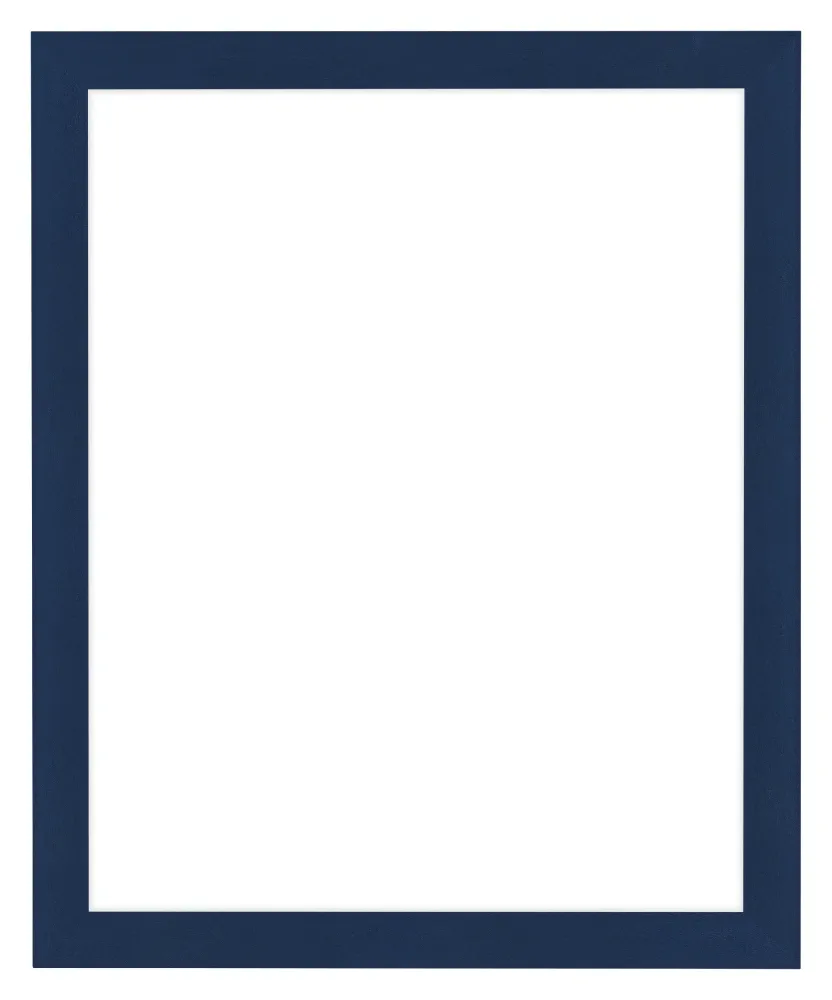 Bilderrahmen 55x65 cm - Dunkelblau Gewischt - MDF - Como