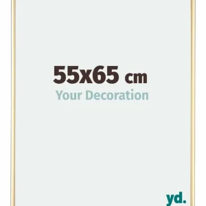 Bilderrahmen 55x65 cm - Gold - Aluminium - Kent