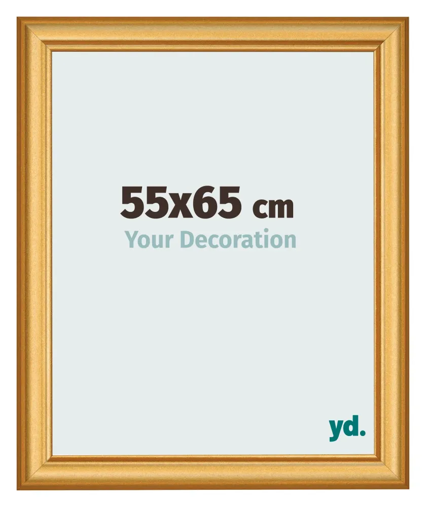 Bilderrahmen 55x65 cm - Gold Matt - MDF - Lazio