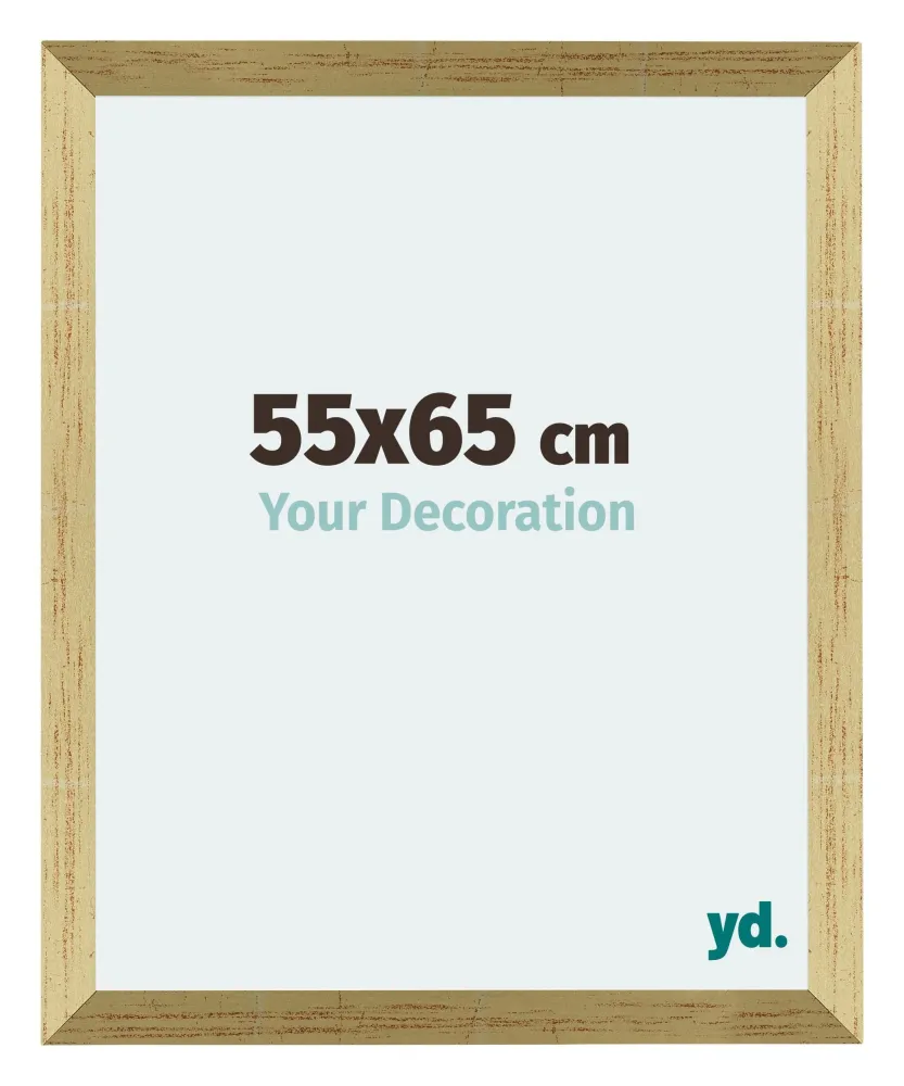 Bilderrahmen 55x65 cm - Goldglanz - MDF - Mura