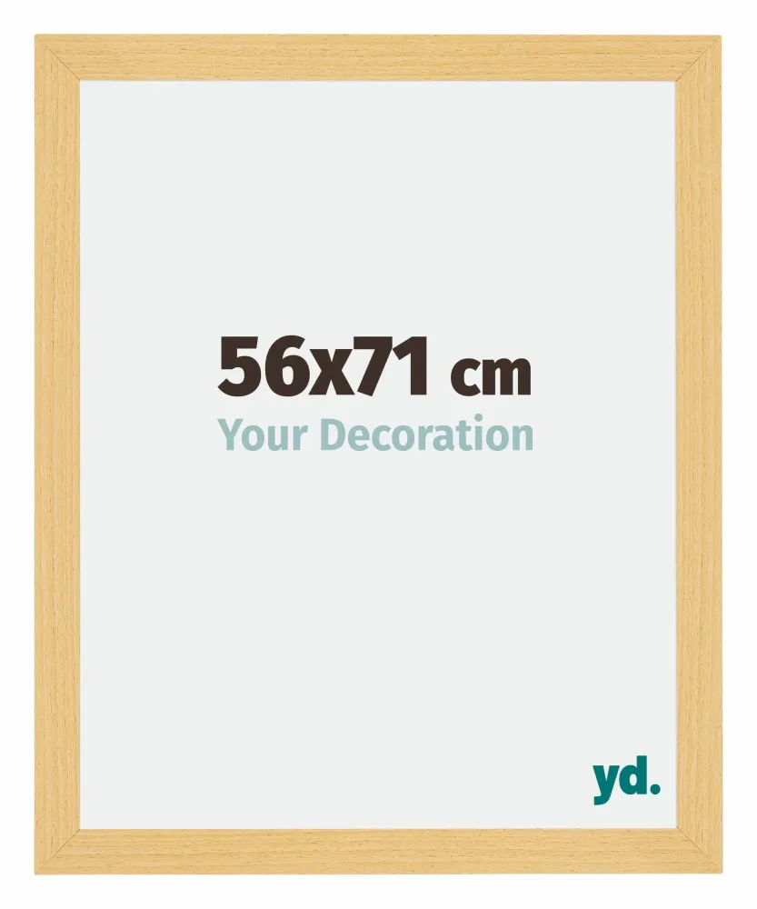 Bilderrahmen 56x71 cm - Buche Dekor - MDF - Mura