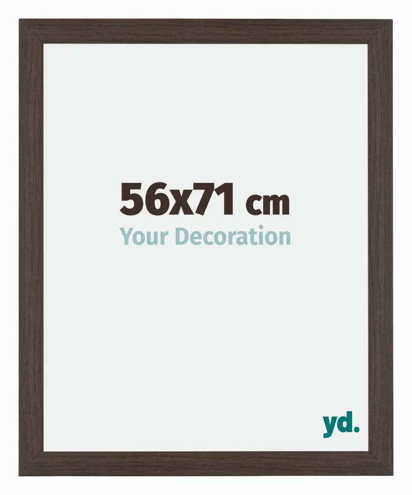 Bilderrahmen 56x71 cm - Eiche Dunkel - MDF - Mura