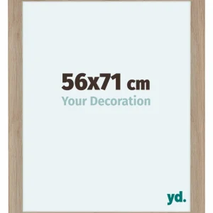 Bilderrahmen 56x71 cm - Eiche Hell - MDF - Como