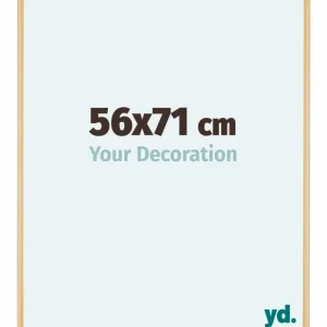 Bilderrahmen 56x71 cm - Gold Vintage - Aluminium - Kent