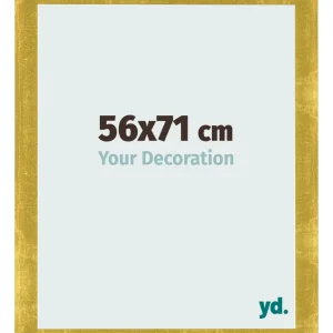 Bilderrahmen 56x71 cm - Gold Vintage - MDF - Pisa