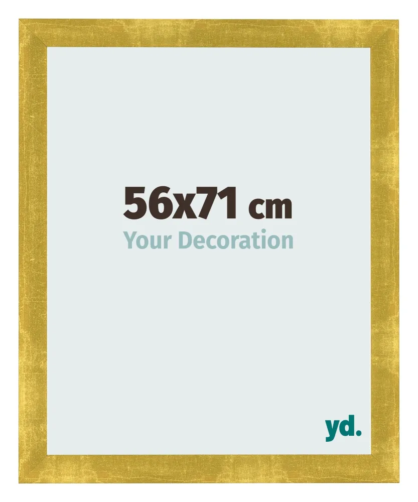 Bilderrahmen 56x71 cm - Gold Vintage - MDF - Pisa