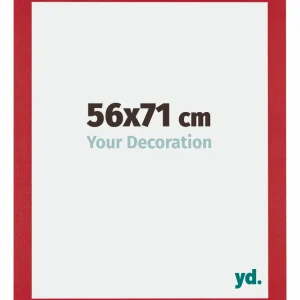 Bilderrahmen 56x71 cm - Rot - MDF - Mura