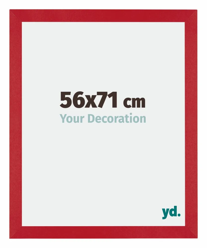 Bilderrahmen 56x71 cm - Rot - MDF - Mura