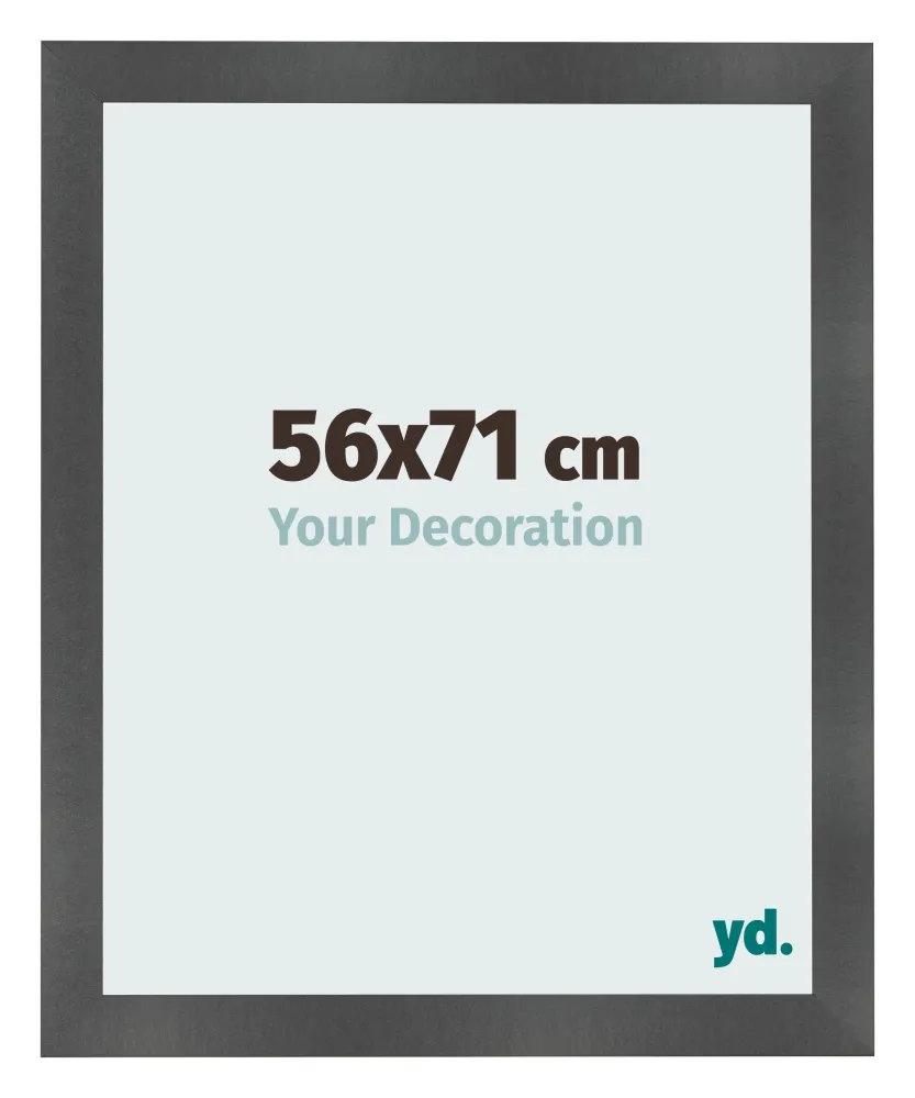 Bilderrahmen 56x71 cm - Schwarz Matt - MDF - Pisa