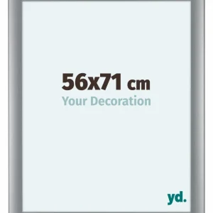 Bilderrahmen 56x71 cm - Silber Matt - MDF - Como