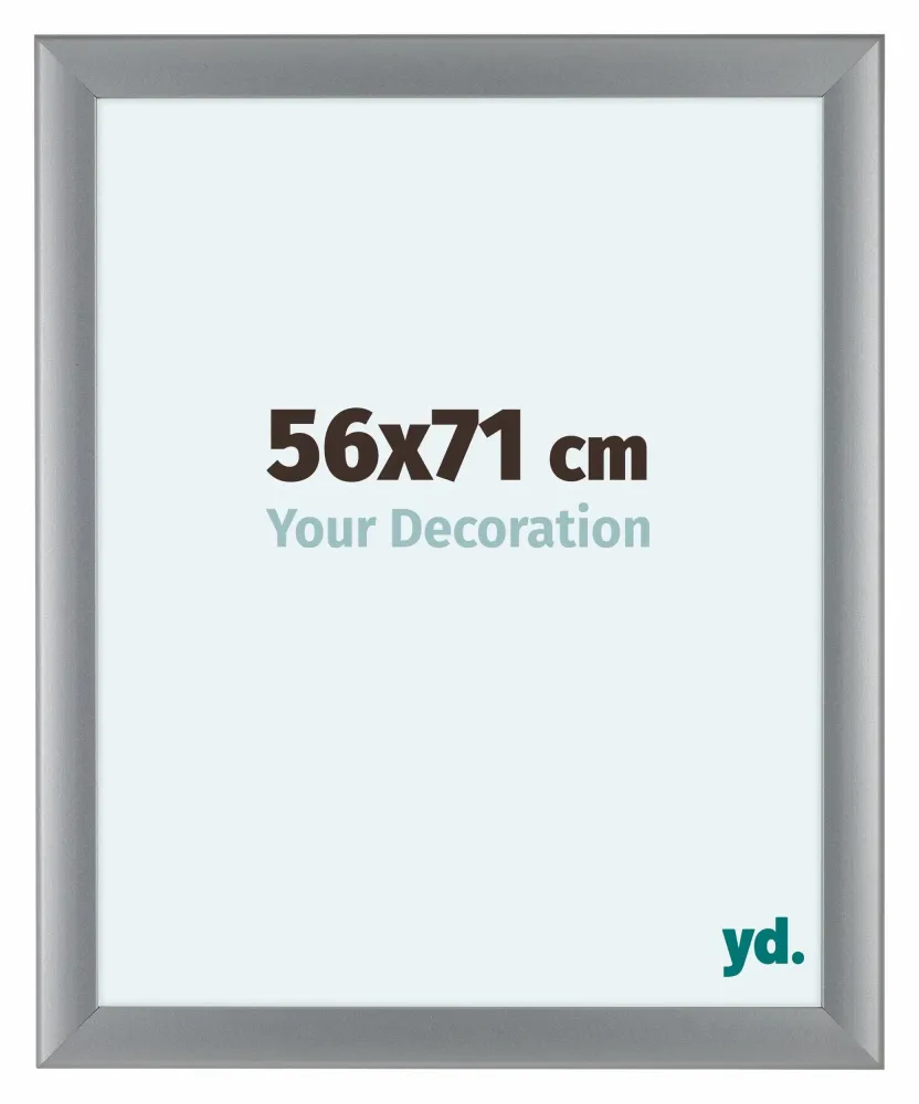 Bilderrahmen 56x71 cm - Silber Matt - MDF - Como