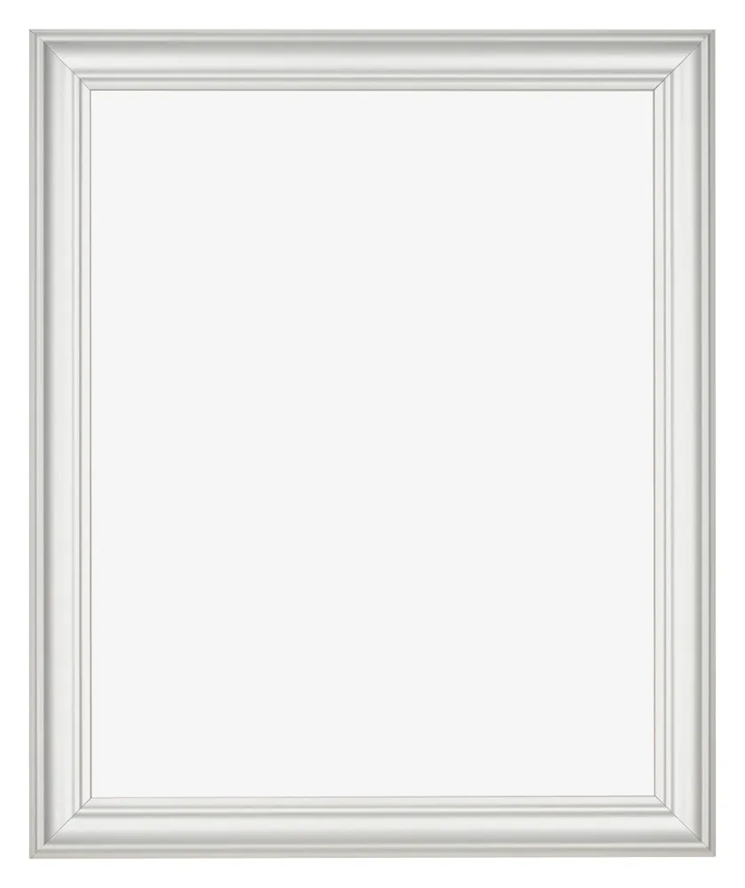 Bilderrahmen 56x71 cm - Weiß Gemasert - MDF - Lazio