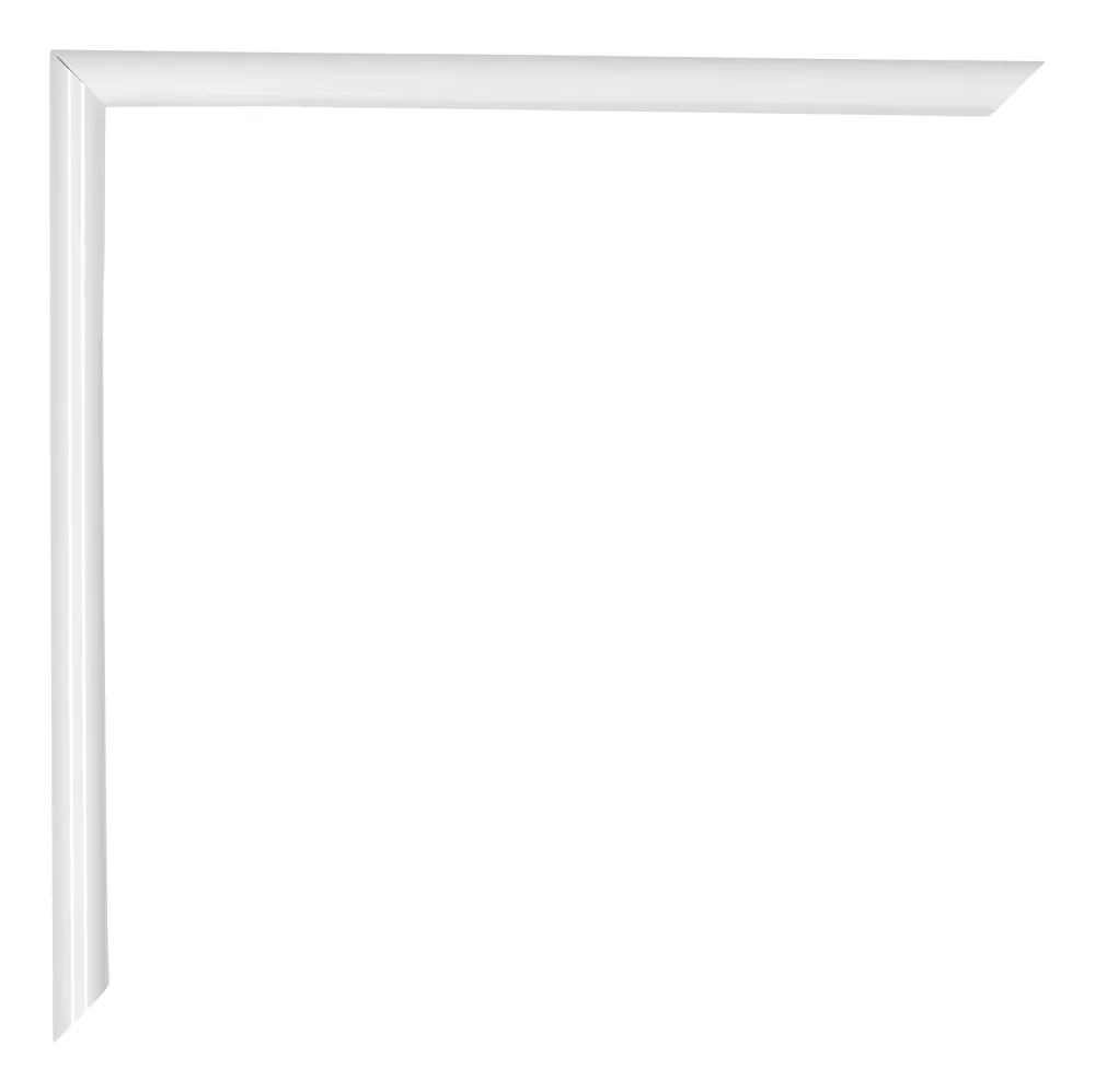 Bilderrahmen 56x71 cm - Weiss Hochglanz - Kunststoff - Annecy