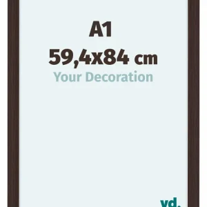 Bilderrahmen A1 - 59,4x84 cm - Eiche Dunkel - MDF - Como