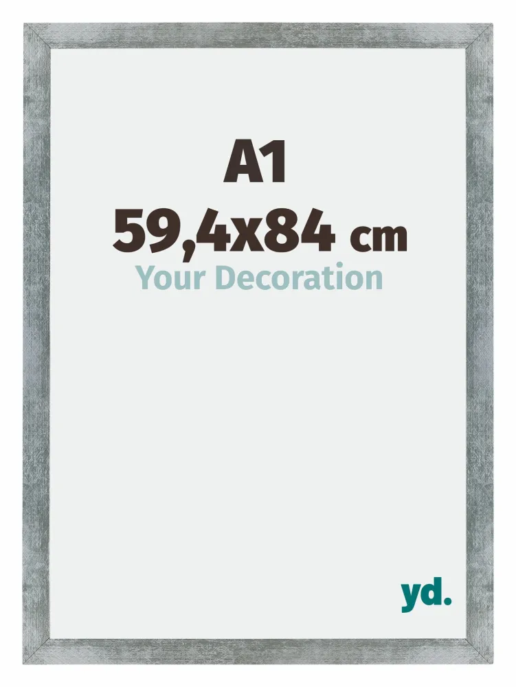 Bilderrahmen A1 - 59,4x84 cm - Eisen Gewischt - MDF - Mura