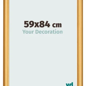 Bilderrahmen 59x84 cm - Gold Matt - MDF - Lazio