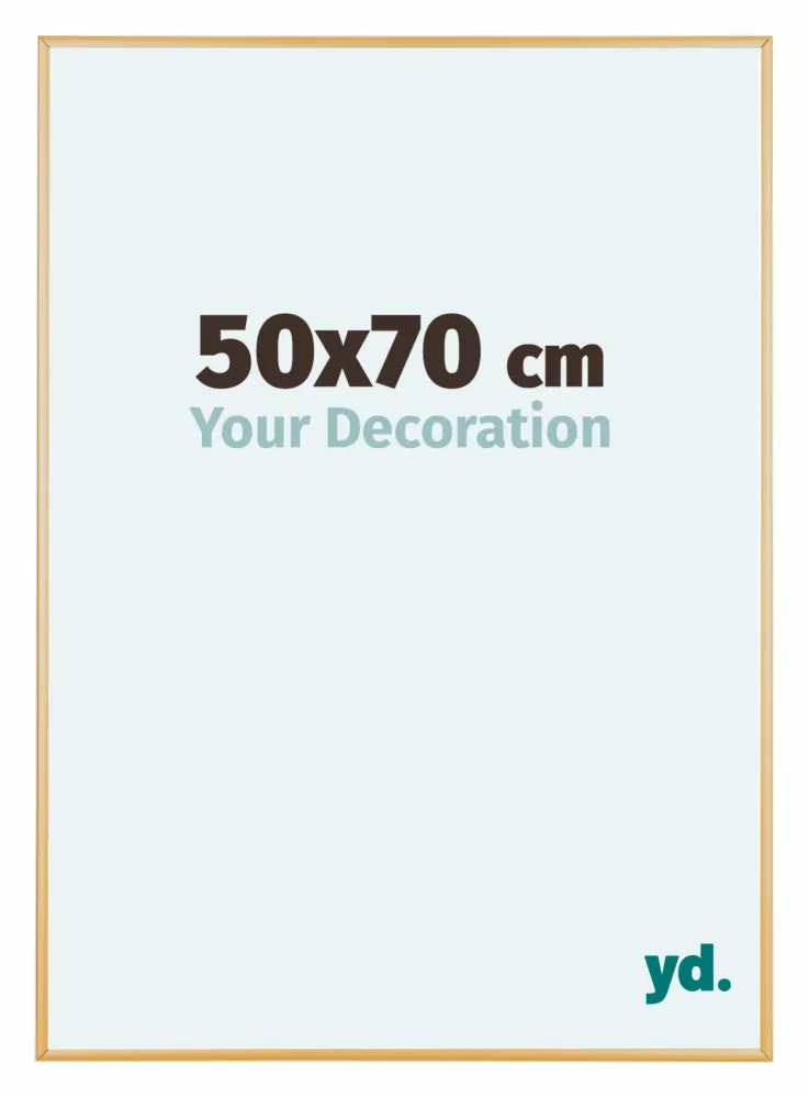 Bilderrahmen 59x84 cm - Gold Vintage - Aluminium - Kent