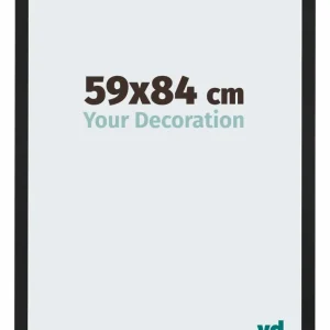 Bilderrahmen 59x84 cm - Schwarz Matt - MDF - Catania