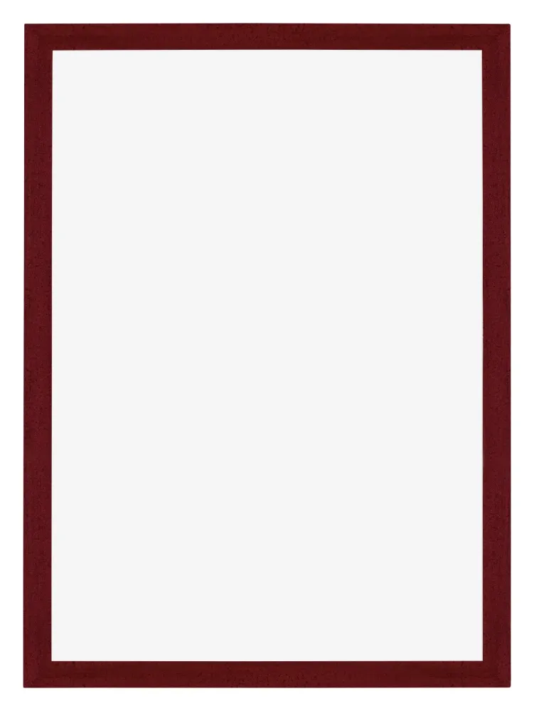 Bilderrahmen 59x84 cm - Weinrot Gewischt - MDF - Mura