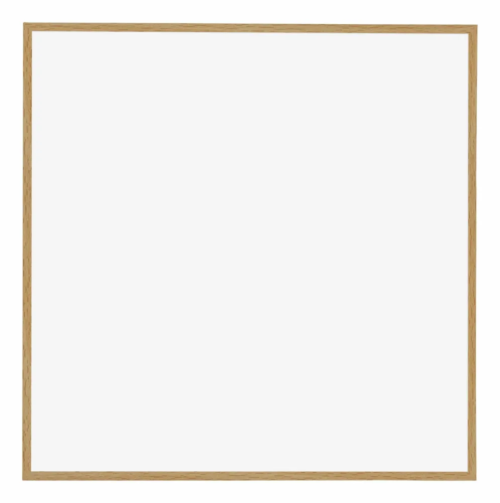 Bilderrahmen 60x60 cm - Buche Hell - Kunststoff - Evry