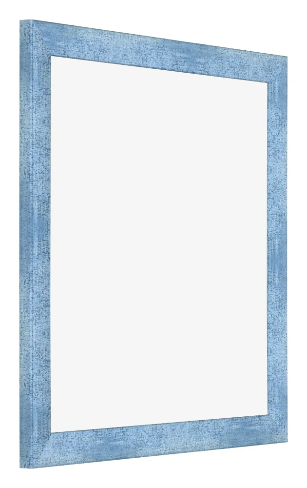 Bilderrahmen 60x60 cm - Hellblau Gewischt - MDF - Pisa