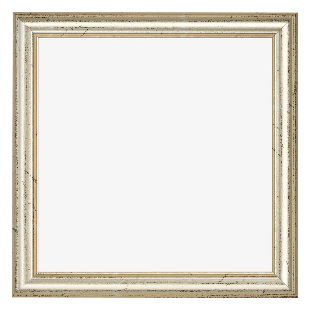 Bilderrahmen 60x60 cm - Metallglanz - MDF - Lazio