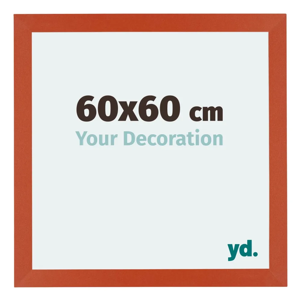 Bilderrahmen 60x60 cm - Orange - MDF - Mura